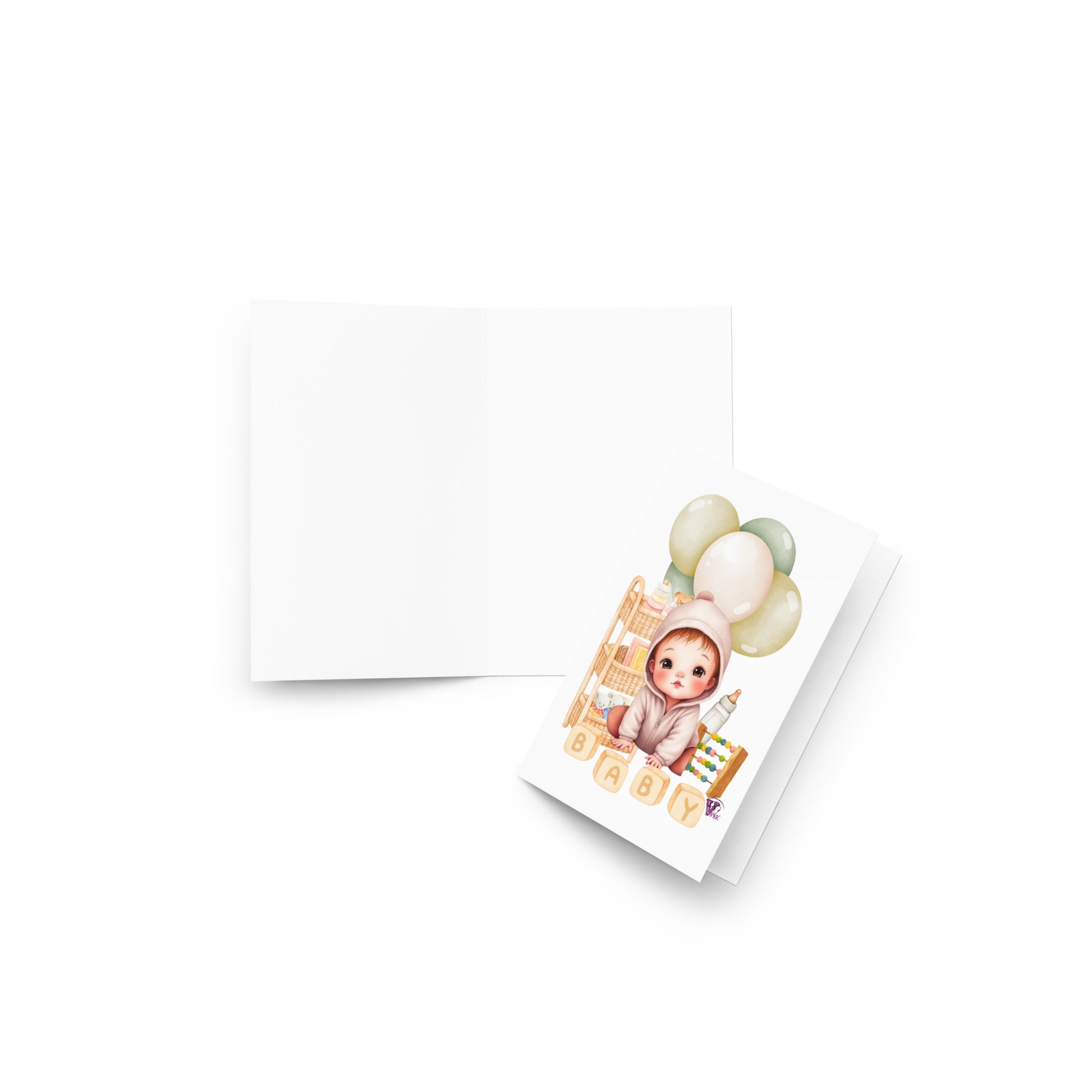 NEWBORN BABY GREETING CARD