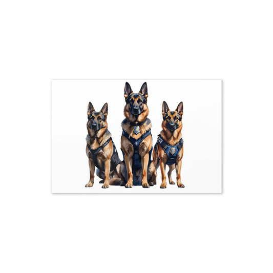 K9 GERMAN SHEPARD CARD