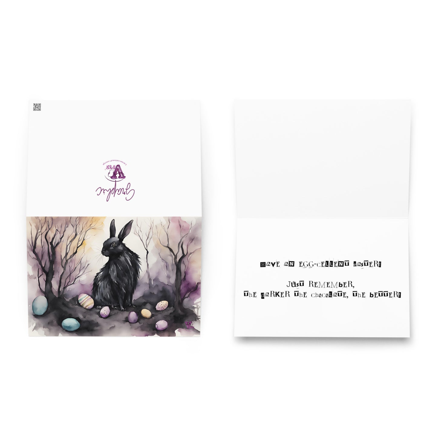 EASTER BUNNY GREETING CARD