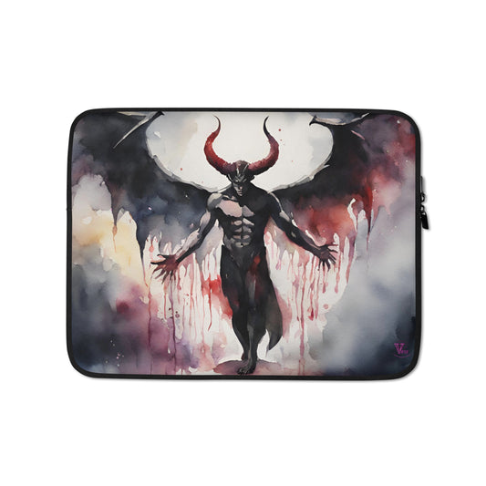  dangers of daily life goth devil laptop sleeve