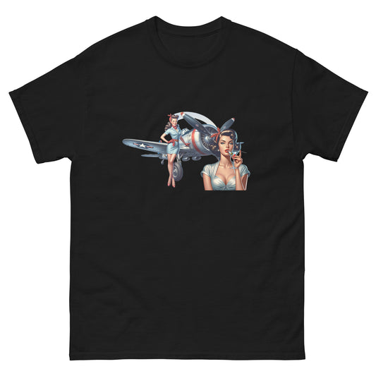american pinups girls tshirt