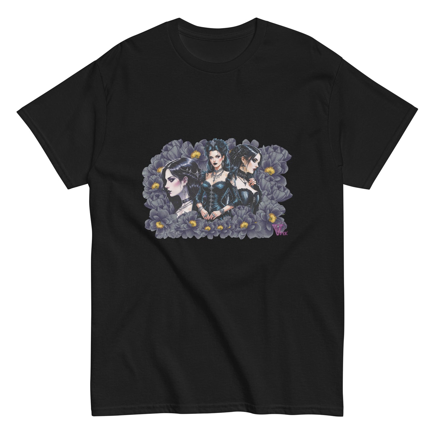 GOTH FLORAL TSHIRT