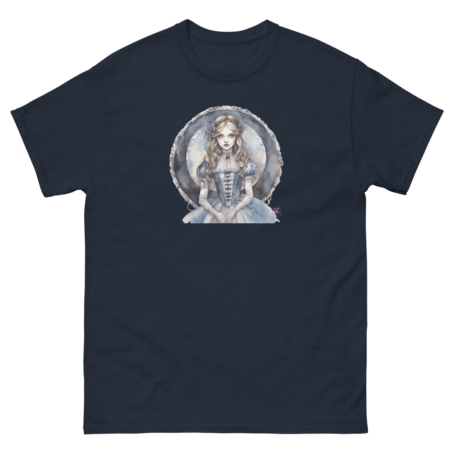 goth alice in wonderland tshirt
