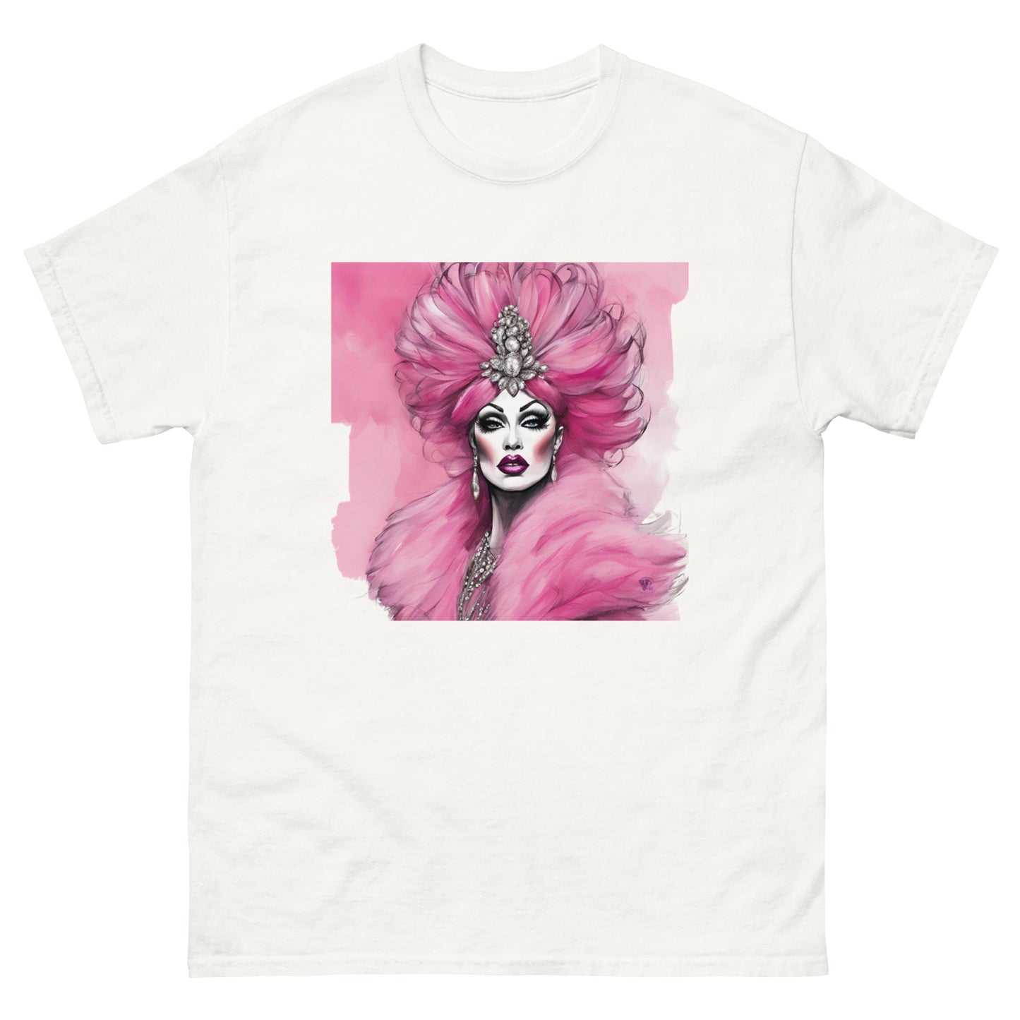 pink DIVINE  T-SHIRT for drag queen lovers diva plus size