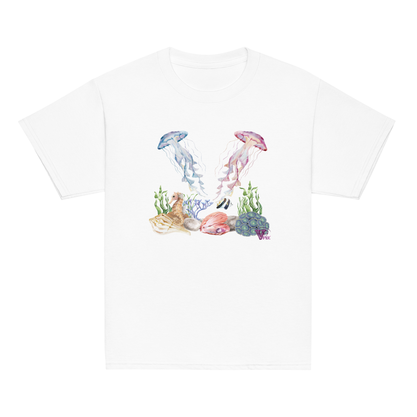 jelly fish teen tshirt